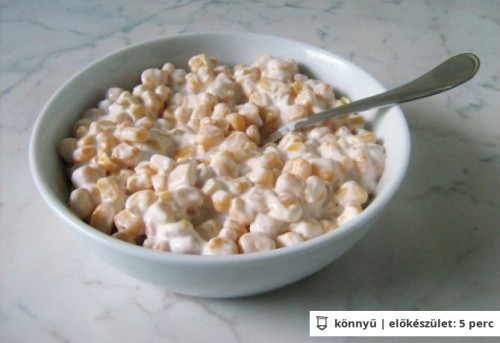 Majonézes kukoricasaláta recept