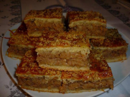 Almás-diós pite: