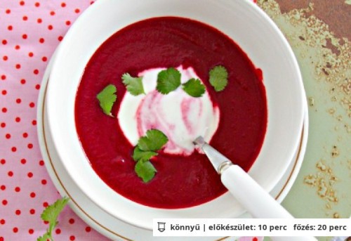 Római köményes céklaleves recept