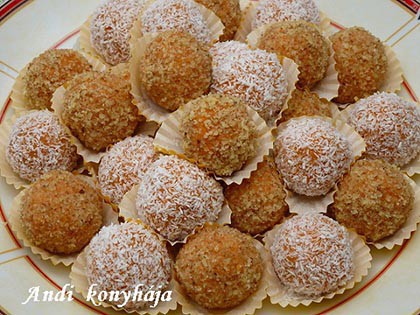 Sütőtök golyók