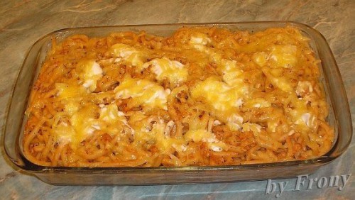 CSIRKEMELLES RAKOTT MAKARÓNI