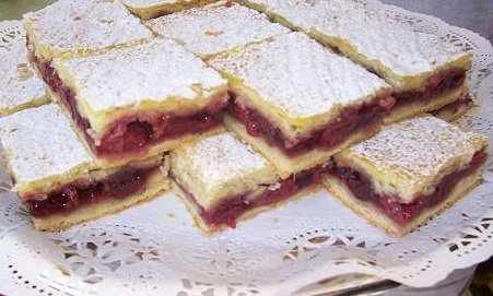 Egyszerű meggyes pite