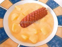 TEJFÖLÖS BURGONYA FŐZELÉK DEBRECENIVEL