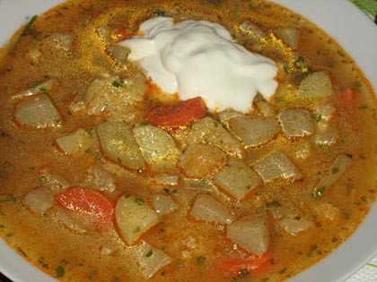 karalábéleves