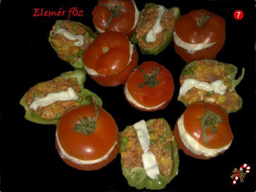 Töltött paprika (Hidegtál)
