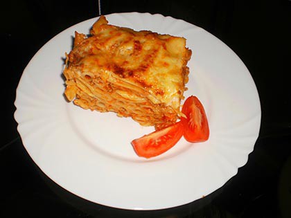 Darálthúsos rakott tészta
