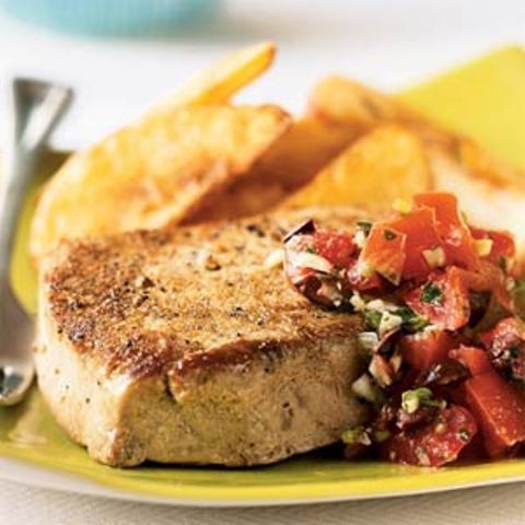 Mediterrán tonhal steak