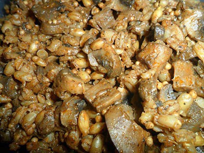 Paleo csiperkegomba pörkölt
