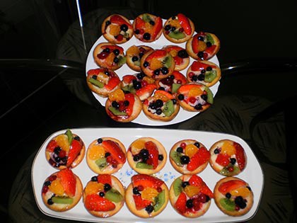 Gyümölcsös tortácska