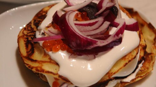 Kaviáros blini