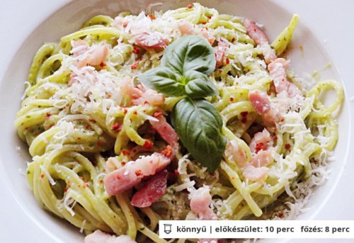 Spagetti avokádószósszal