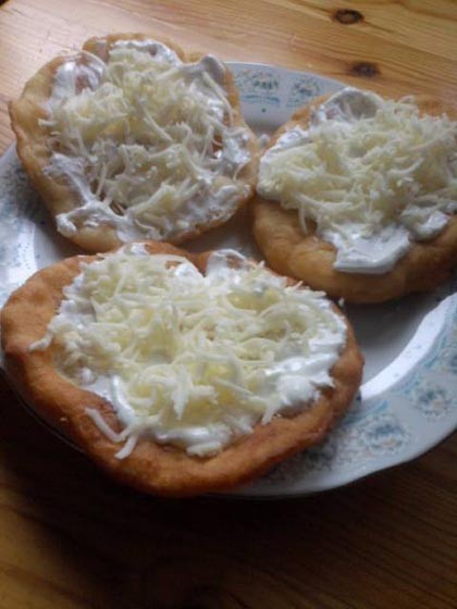 Krumplis lángos