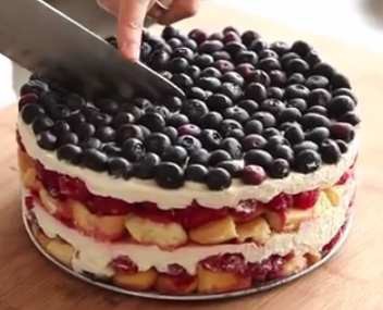 Málnás torta sütés nélkül