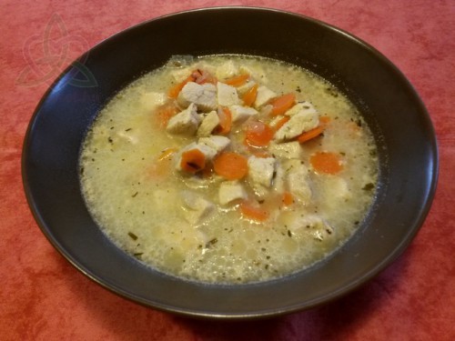 Tárkonyos csirkeraguleves (paleo)