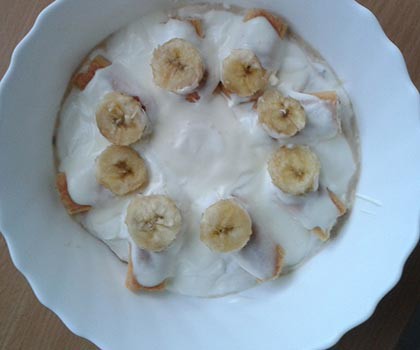 Banántiramisu