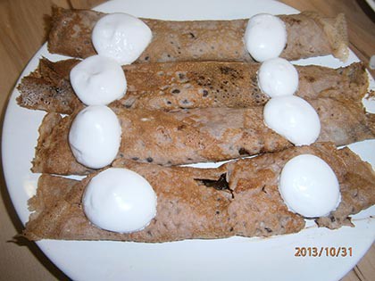 Palacsinta gesztenyelisztből