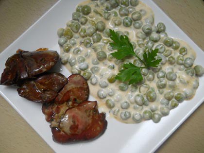 Zöldborsófőzelék