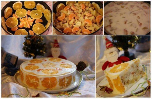 Narancsos zselétorta