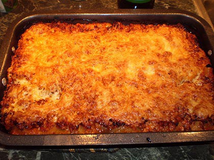 Húsos lasagne