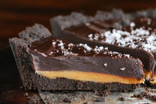 Oreo-s, csokis, karamelles torta karácsonyra