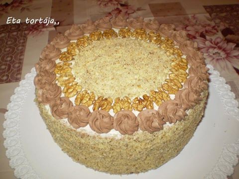 Diós torta Eta módra