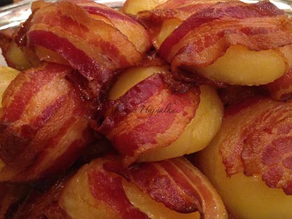 Bacon bundás burgonya