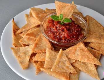 Tortilla chips recept házilag (Paleo)