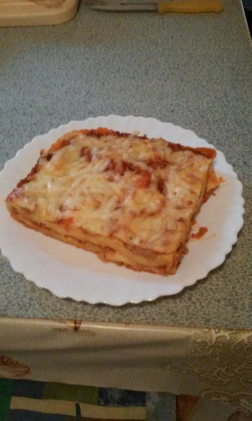 házi lasagne