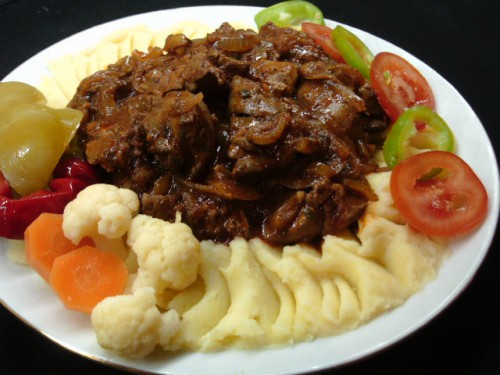 Hagymás csirkemáj