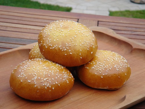 Amerikai hamburger zsemle