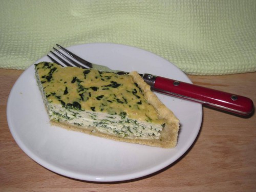 Spenótos csirke pite