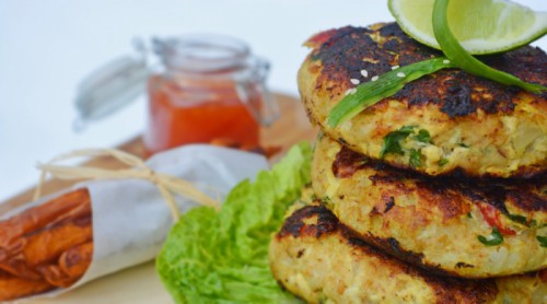 Thai halburger