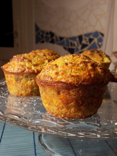 Zöldséges muffin