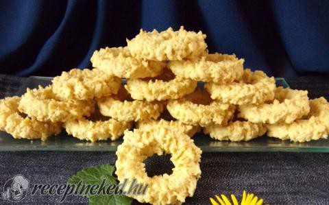 Kókuszos darálós karika recept