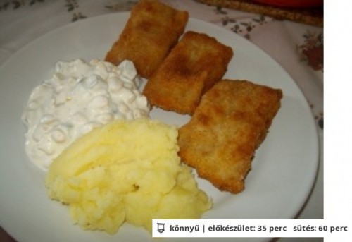 Afrikai harcsafilé citromos panírban