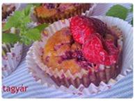 Muffin - kókuszlisztes, málnás (gluténmentes)