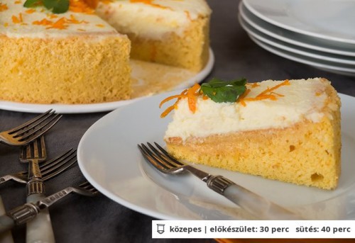 Narancsos mascarpone torta