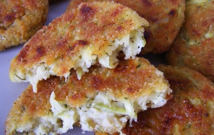 Cukkinifasírt parmezánnal