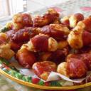Baconos túros falatkák