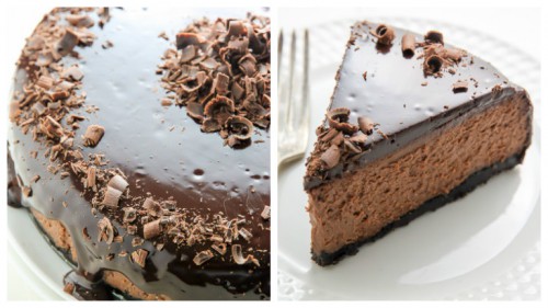 Csokis sajttorta