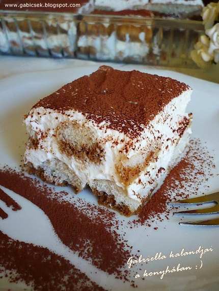 Tiramisu - tojás nélküli krémmel