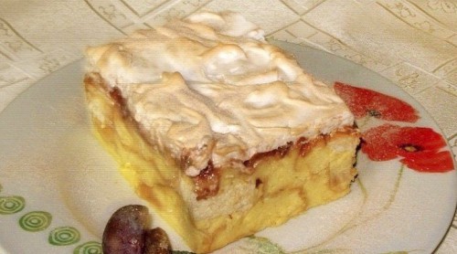 Habos, rakott zsemle