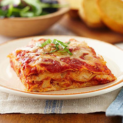 Csirkés-brokkolis lasagne