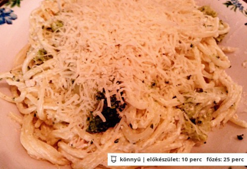 Lazackrémes spagetti