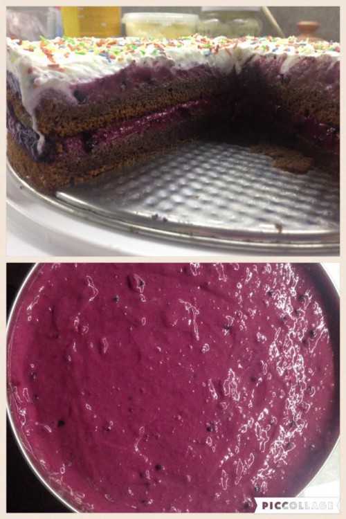 Meggyes (gyümölcsös) torta by Klaudia Katonova