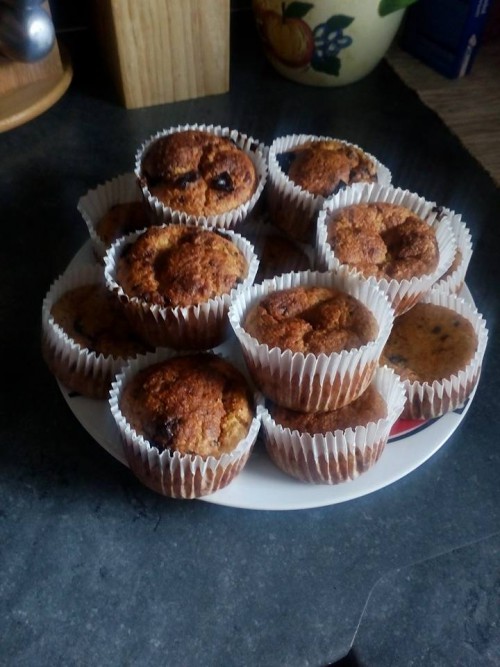Banános zabpelyhes muffin by Gabriela Puhová