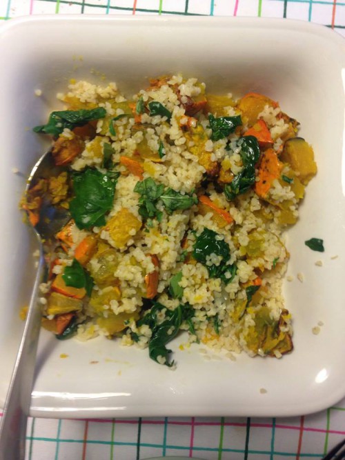 Spenótos, hokkaidós bulgur by Zuzana Németh Serbákov
