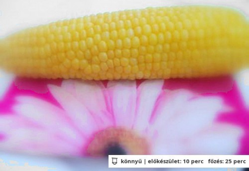 Főtt csöves kukorica recept