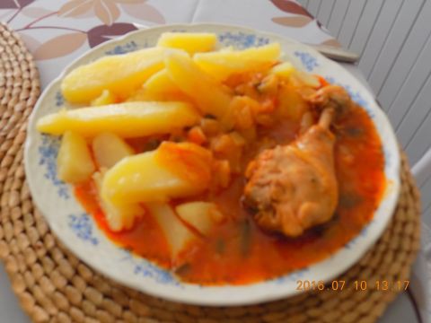 Csirkepaprikás a la Mami