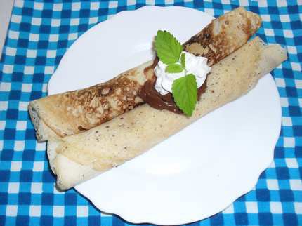 Avokádós-csokis palacsinta